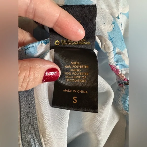 Like New Disney Sleeping Beauty Clouds Long-Sleeve Dress Hot Topic Sz S 🩵 - Picture 10 of 10